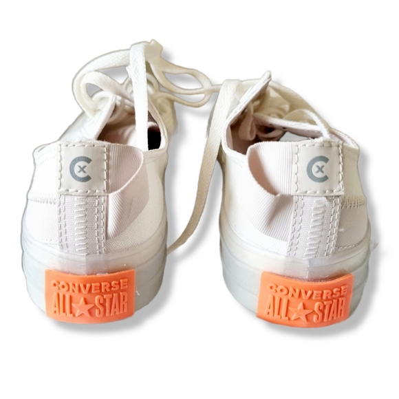 Ivory / Cream & Orange CONVERSE Chuck Taylor ALL STAR CX - Picture 6 of 14